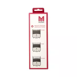 Set of combs/brushes Wahl Moser 1801-7010 (1.5/3/4.5 MM)
