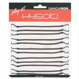 Rubber Hair Bands Hysoki Brown Hook