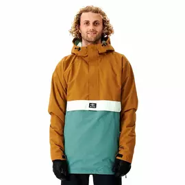 Ski Jacket Rip Curl Primative Brown Men, Size: L