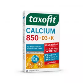 TAXOFIT CALCIUM 850+D3+K
