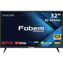 TV 32" Fobem MT32ES2000 Led HD Smart Android