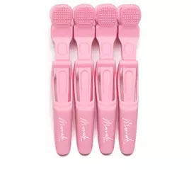 Hair clips Mermade   Pink (4 Units)