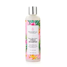 Moisturizing Shampoo Flora & Curl Hidrate Me Honey Rose water (300 ml)