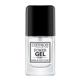 nail polish Power Gel 2 in 1 Base and Top Coat Catrice (10,5 ml) (10,5 ml)