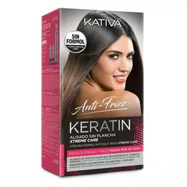 Hair Straightening Treatment Kativa Keratin Xtreme Care 3 Pieces