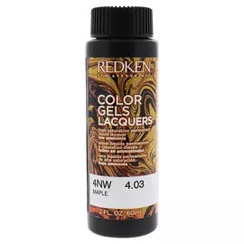 Permanent Colour Redken Color Gel Lacquers 4NW-maple (3 x 60 ml)