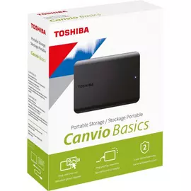 External HDD Toshiba 1TB  USB 3.2/USB 2.0 Black