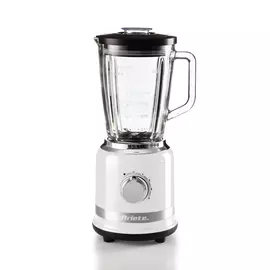 MODERNA WHITE BLENDER ARIETE 0585/01 WITH GRADUATED GLASS CUP