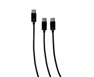 Steelplay – Dual Play & Charge Cable For Controllers – Black (ps4)