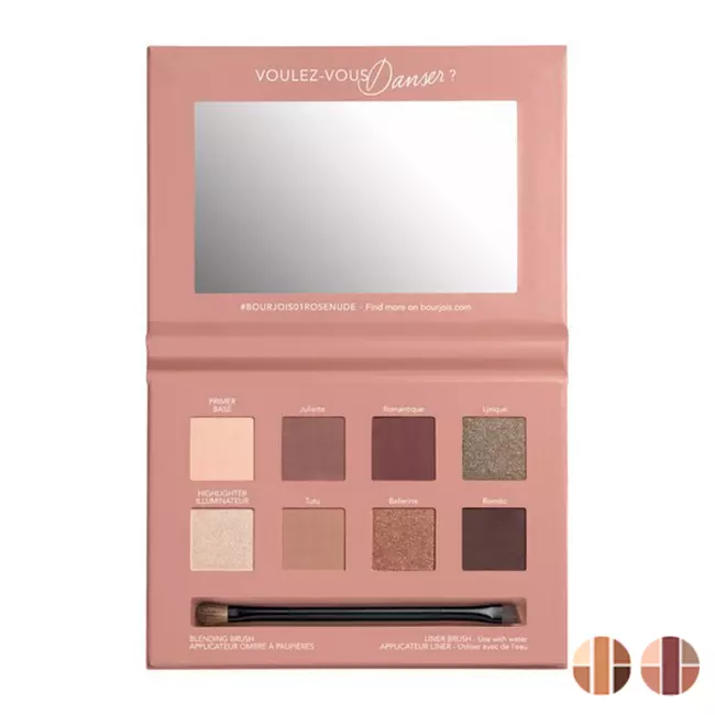 Eye Shadow Palette Palette Yeux Bourjois 4-in-1, Color: 01-place de l'opéra-rose nude edition, Color: 01-place de l'opéra-rose nude edition