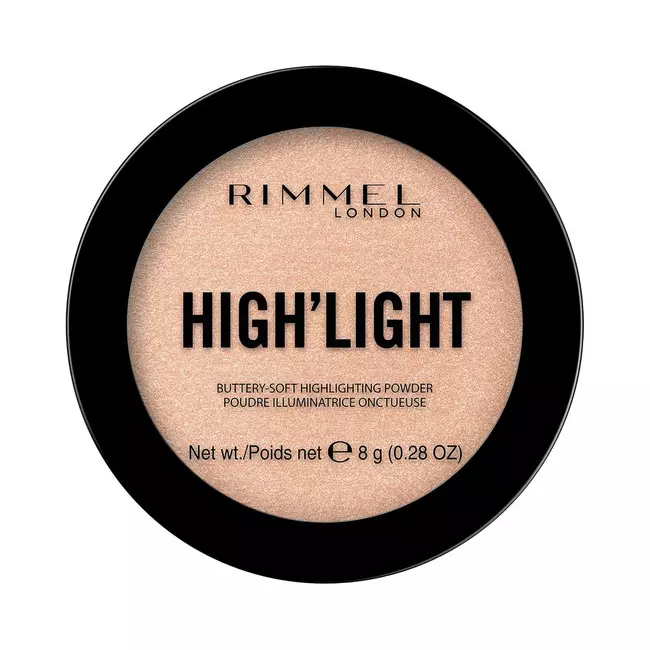 Pluhura kompakte bronzimi High'Light Rimmel London Nº 002 Candleit (8 g)
