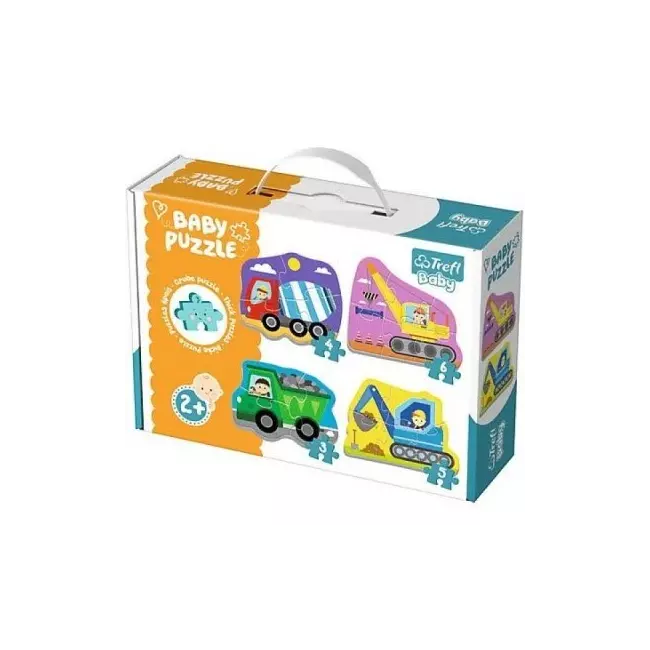 Puzzle "Baby Classic - Vehicles on the construction" Trefl
