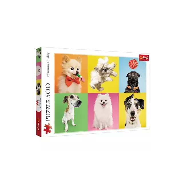 Puzzle with 500 pieces "Dogs" Trefl
