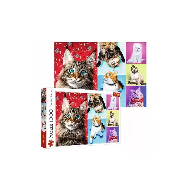 Puzzle with 1000 pieces "Happy Cats" Trefl