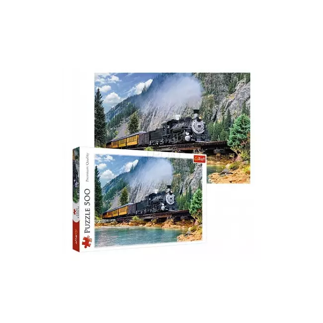 Puzzle with 500 pieces "Mountain Train" Trefl