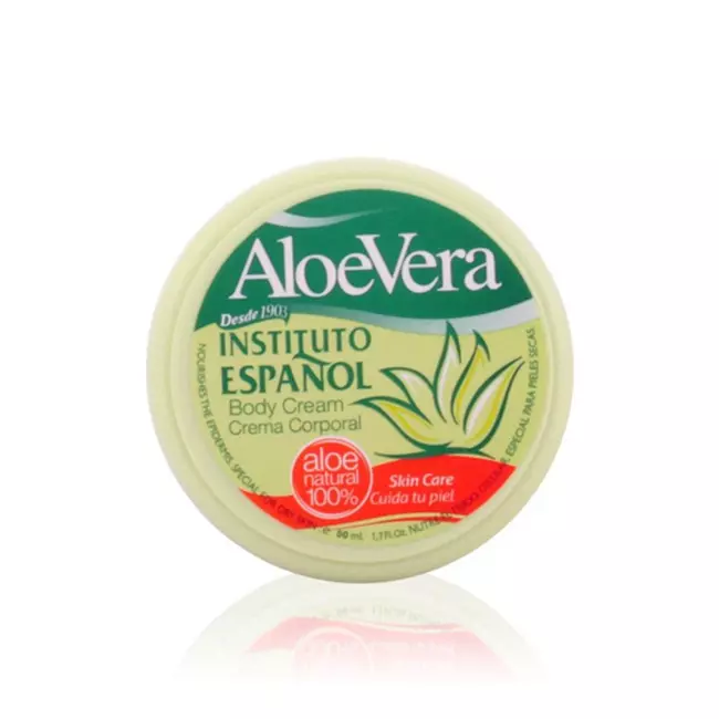 Moisturising Body Cream Aloe vera Instituto Espa?ol, Capacity: 50 ml