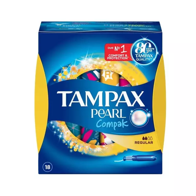 Regular Tampons Pearl Compak Tampax (16 uds)