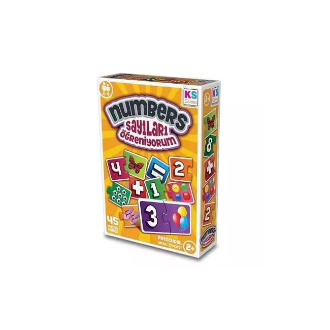 Puzzle numbers KS with 45 parts