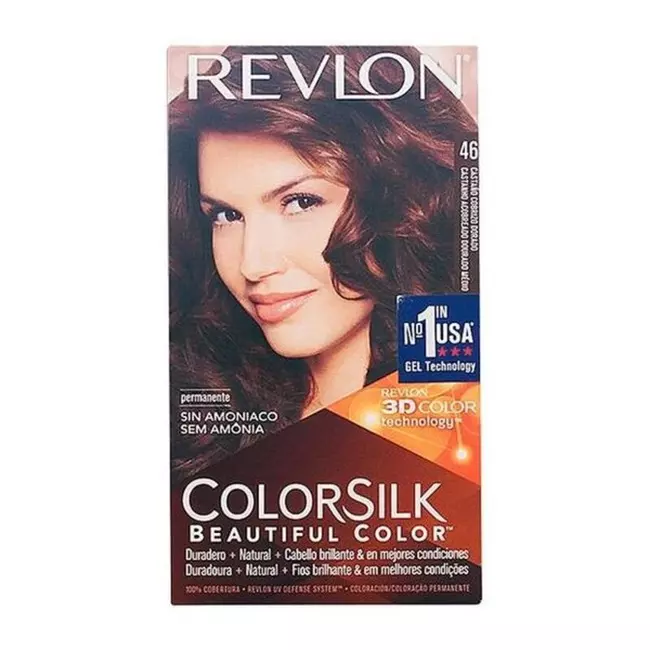 Dye No Ammonia Colorsilk Revlon Golden copper chestnut