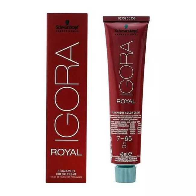 Permanent Dye Igora Royal Schwarzkopf 7-65 (60 ml)