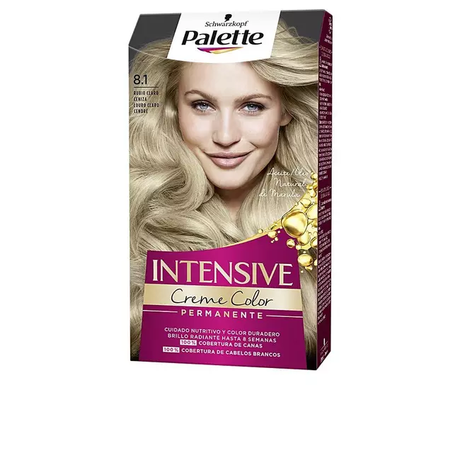 Permanent Dye Palette Schwarzkopf 2241326 Light Ash Blonde N 8,1