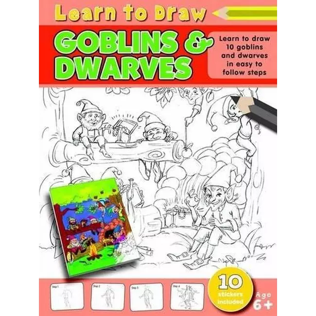 Learn To Draw Goblins & Dwarves