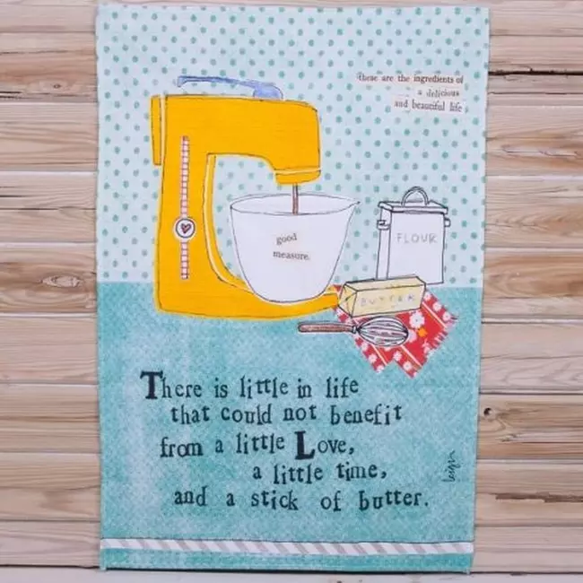 Curltt02 There Is Little In Life Tea Towel