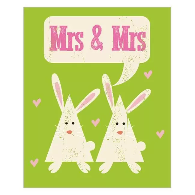 Lb07 Mrs & Mrs Postcard