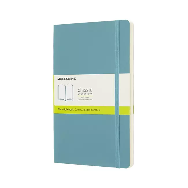 Notebook klasik i thjeshtë Lg Reef Blue (mbulesë e butë)