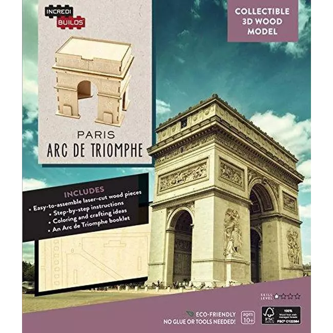 Arc De Triomphe Deluxe Book And Model Set