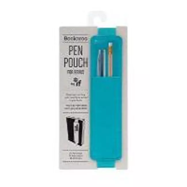 Bookaroo Pen Pouch For Books Turquoise