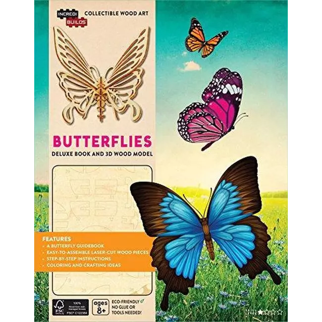 Butterflies - Deluxe Book And Model
