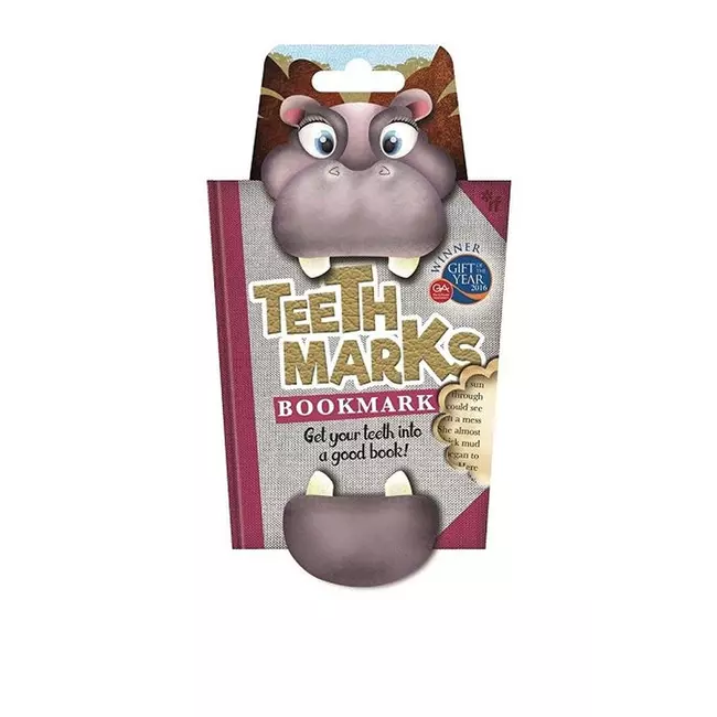Teeth Bookmark Hippo