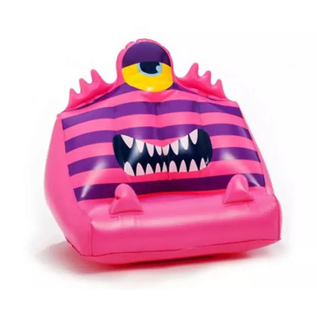 The Book Monster Air Inflatable Book & Tablet Holder - Garlie Pink