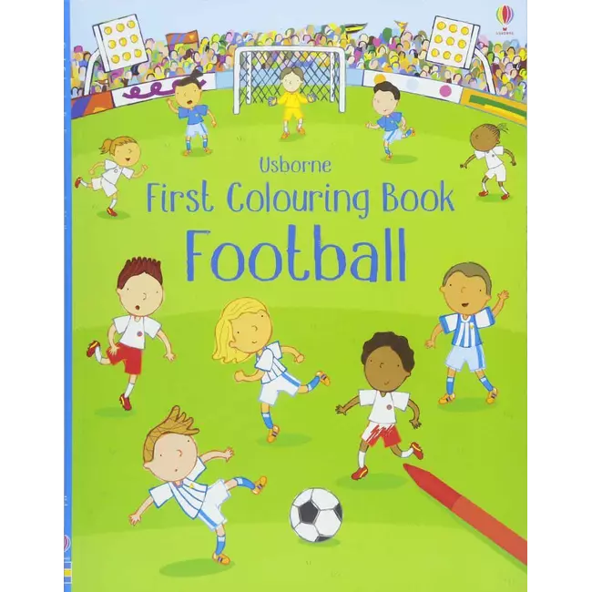 First Colouring Book Football