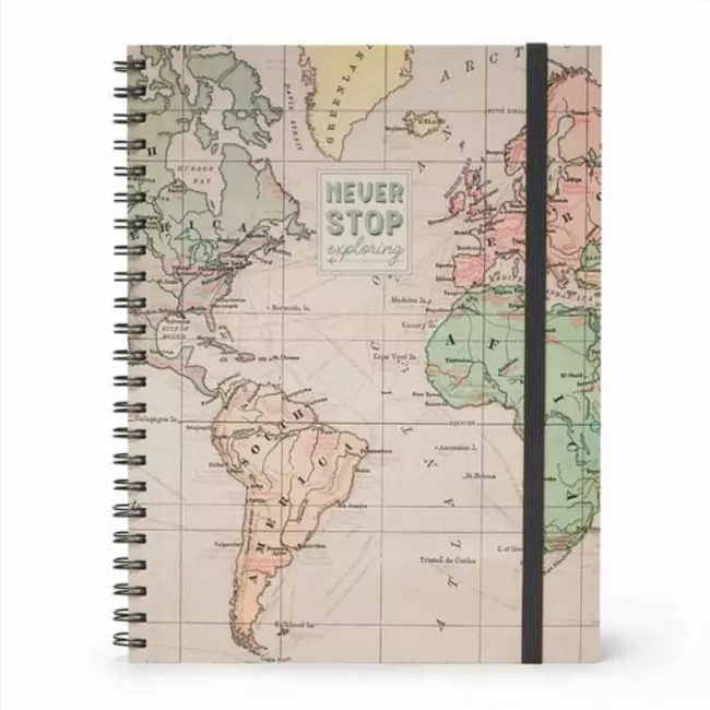 Trio 3 In 1 A4 Notebook With Spiral - Travel