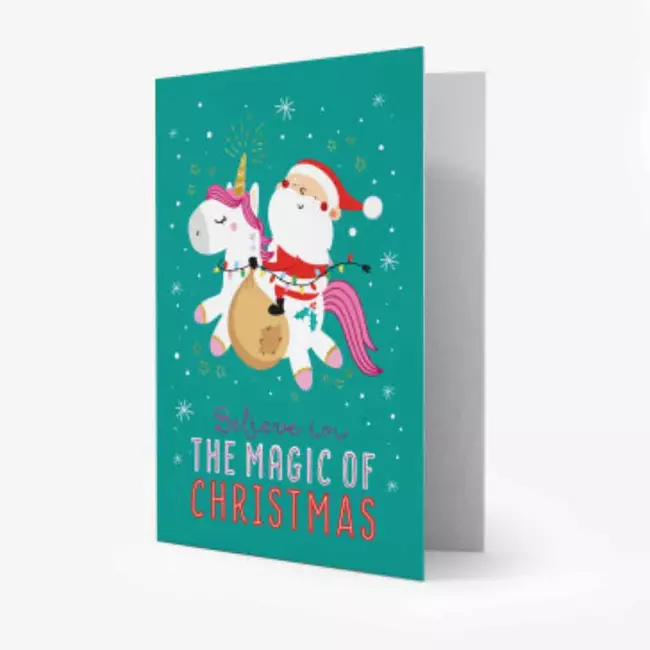 Unusual Christmas Greetings Cards - The Magic Of Chrismas