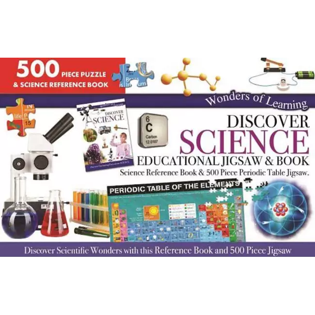 Dicover Science Educational Jigsaw & Book