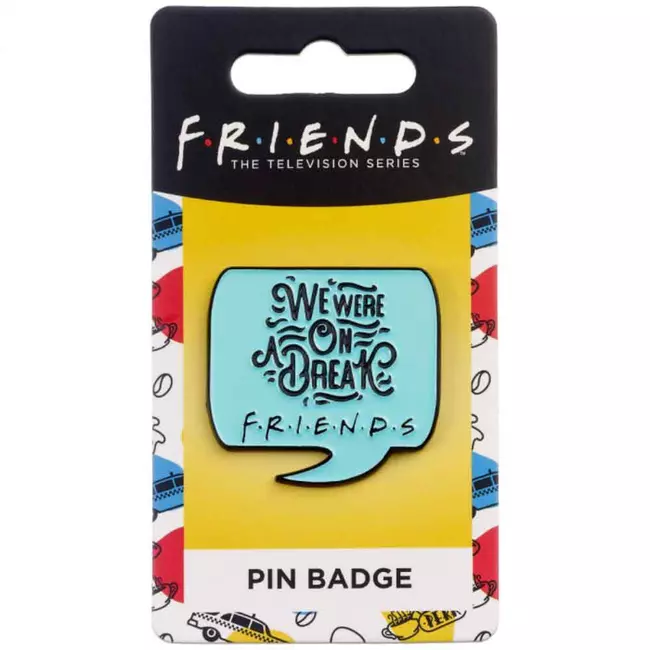 Friends - We Were On A Break Pin Badge