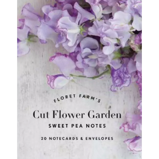 Cut Flower Garden Seet Pea Notes Postcard