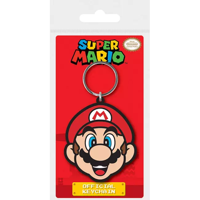 Super Mario (mario) Rubber Keychain