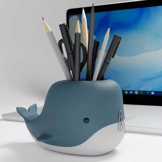 Moby Desk Organizer (whale)