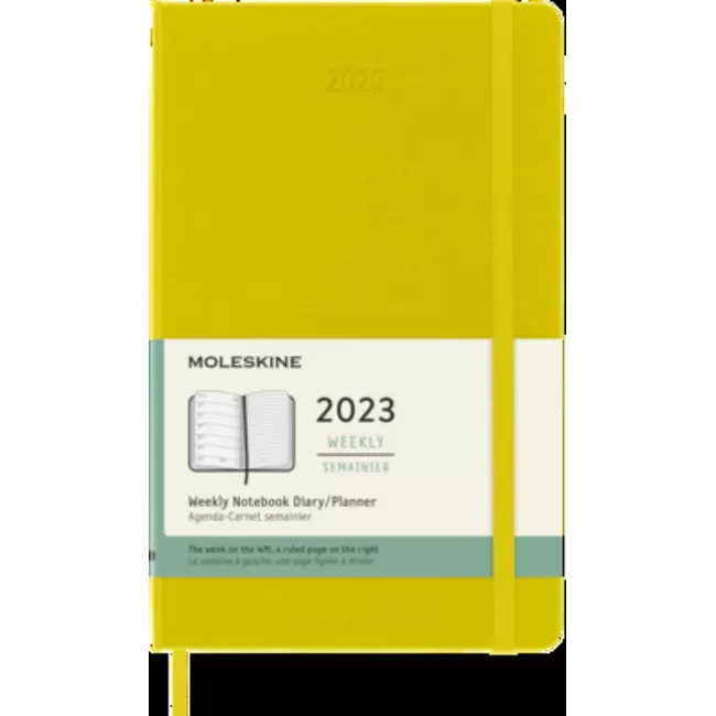 12 Months Weekly Yellow Large 2023 Diary