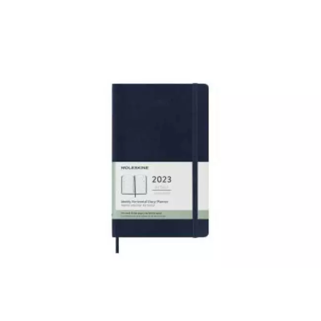 12 Months Horisontal Large Blue 2023 Diary
