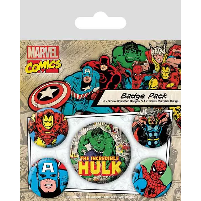 Marvel Comics (hulk) Badge Pack