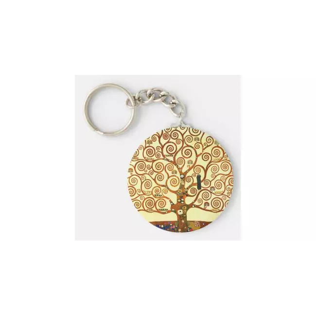 Art Keyring DoublE-SideD- KlimT- The Tree Of Life