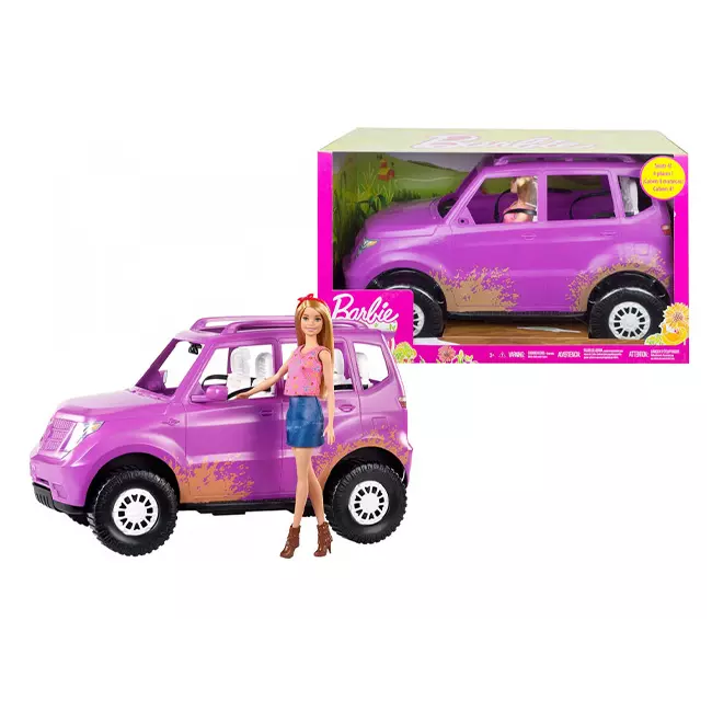 Barbie in Her Car