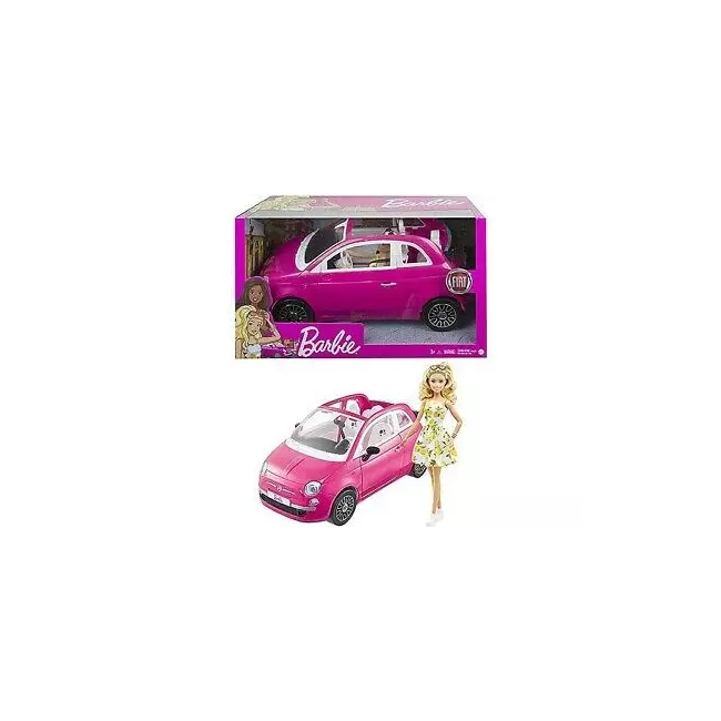 Barbie me Fiat 500 Pink