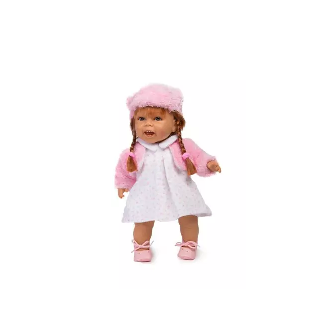 Doll toy with pink berets