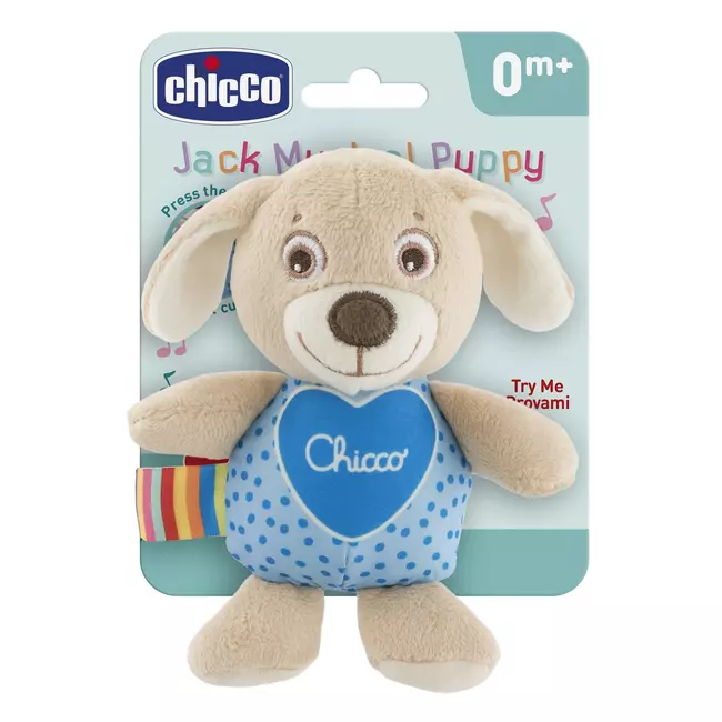 Jack puppy toy with music